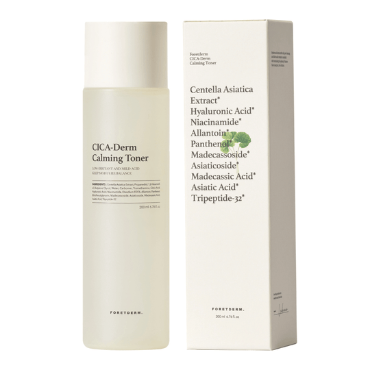 CICA DERM CALMING TONER <br>Beruhigender & ausgleichender Essenz-Toner mit 81% Centella Asiatica Extrakt (trockene, gereizte, empfindliche und/oder Rosacea Haut)