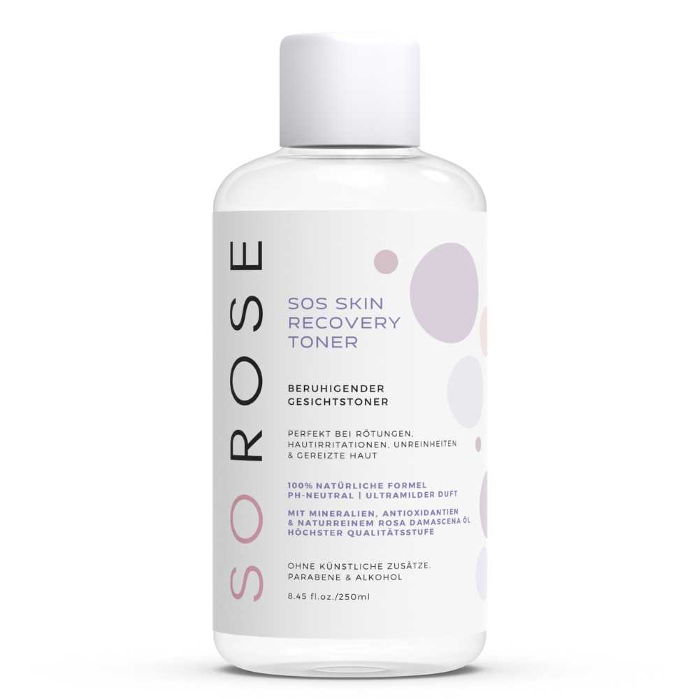 SOS SKIN RECOVERY TONER <br> Beruhigender Gesichtstoner bei Hautirritationen & sensibilisierter Haut <br> (Ultramilder Duft)-Shishi Cherie