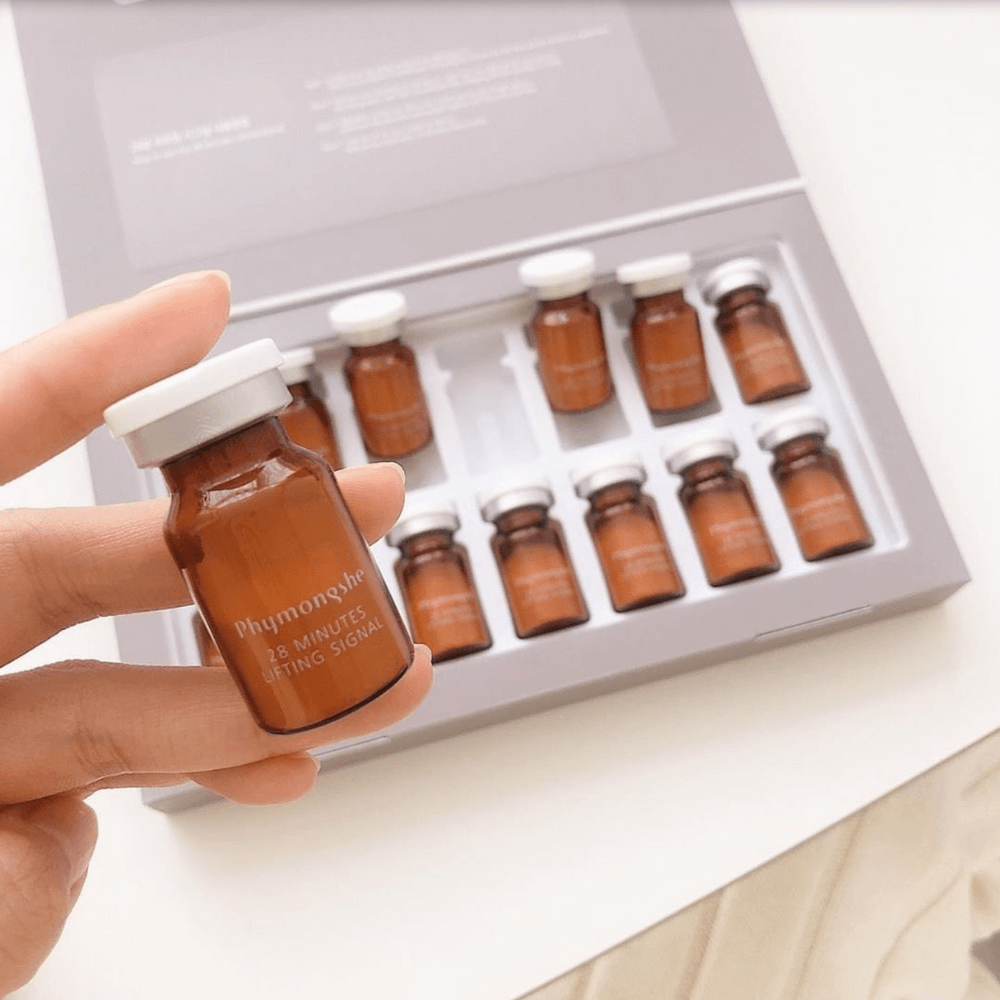 28MINUTE LIFTING SIGNAL™ <br> Professionelle Anti-Aging Intensivkur mit Hydro-Kollagen & patentiertem Bio-EDS Wirkstoffkomplex (14 Anwendungen)-Shishi Cherie