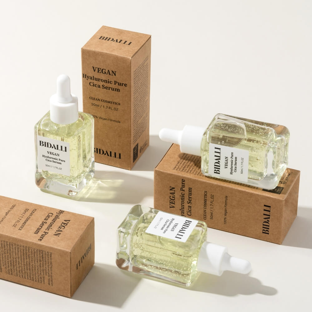 VEGAN HYALURONIC PURE CICA SERUM<br>Intensiv hydrierendes SOS-Serum mit 4 Arten von Hyaluronsäure, Cica, Multi-Ceramiden & Panthenol-Shishi Cherie
