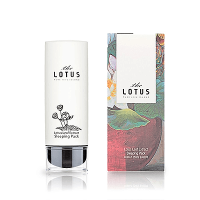 JEJU LOTUS LEAF EXTRACT SLEEPING MASK <br>Perfektionierende Over-Night Maske mit Weißem Lotus & 10 wertvollen pflanzlichen Extrakten-Shishi Cherie